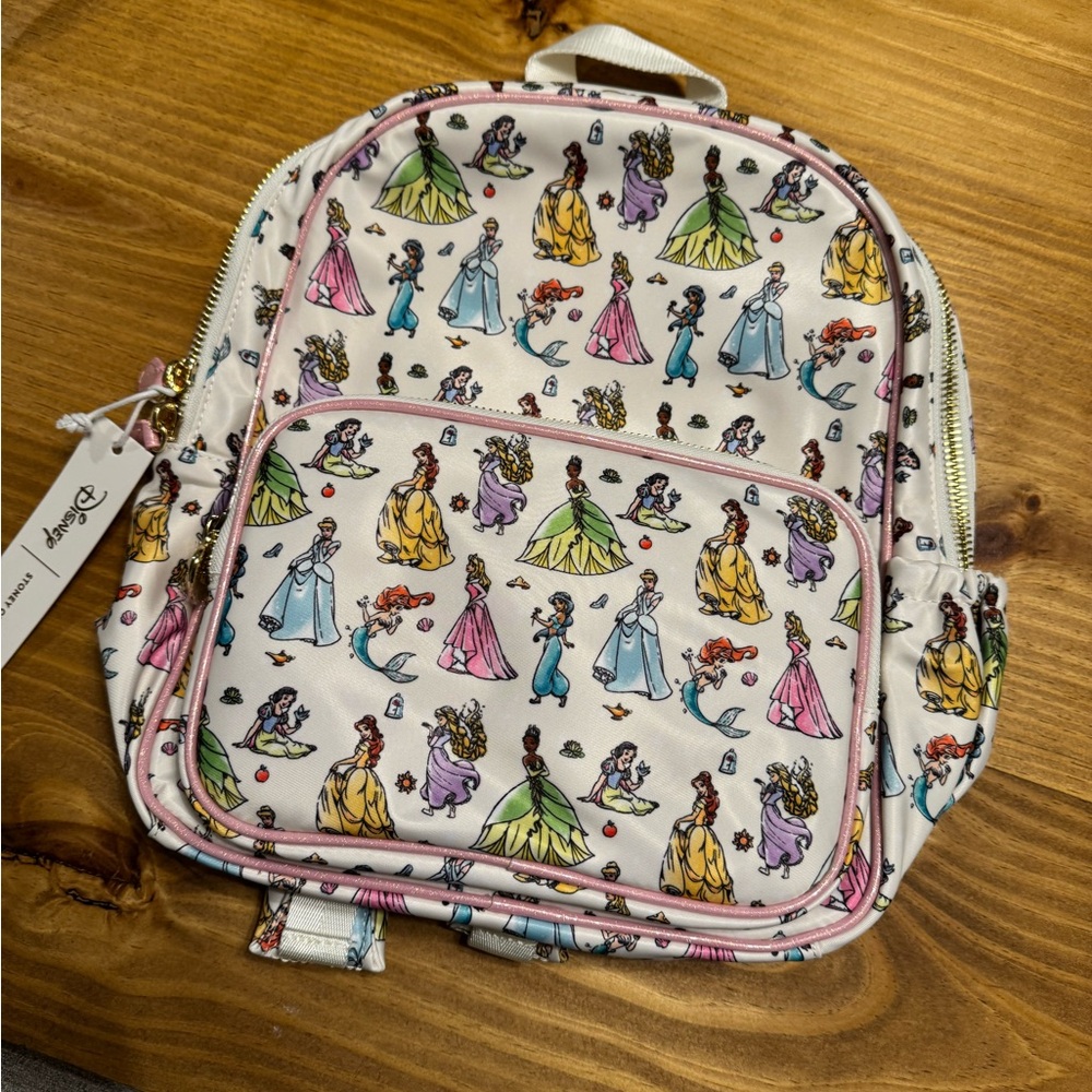Stoney Clover Lane Disney Princess Print Backpack - Multicolor
